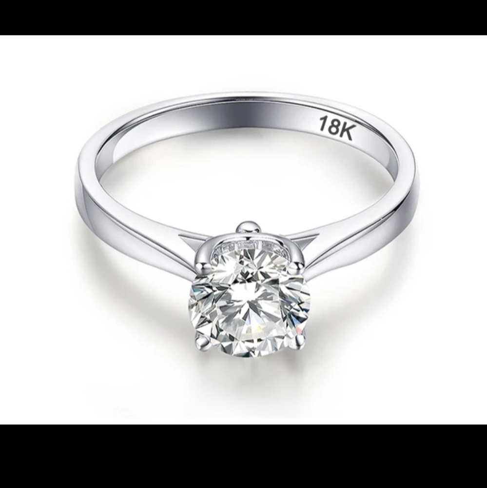 18K White Gold +2.0 CT Diamond